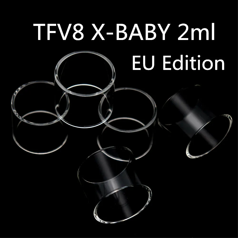 5PCS YUHETEC Replacement Glass Tank for SMOK TFV8 baby 3.5ml / 2ml TFV8 BABY RBA/TFV8 X-baby 4ML/TFV8 X-baby 2ml EU Edition tube 5PCS YUHETEC Replacement Glass Tank for SMOK TFV8 baby 3.5ml / 2ml TFV8 BABY RBA/TFV8 X-baby 4ML/TFV8 X-baby 2ml EU Edition tube