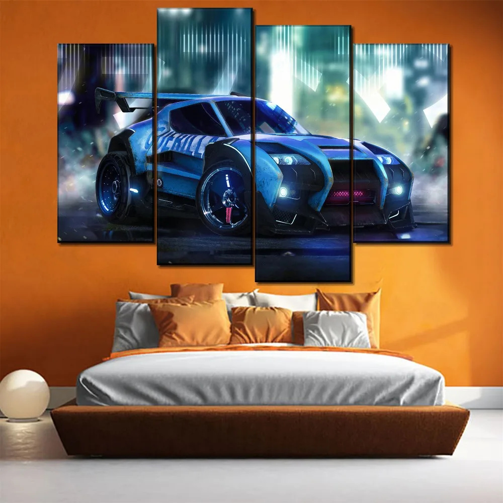 One-Set-Framework-Or-Unframed-3-Piece-Rocket-League-Cool-Game-Car-Picture-Living-Room-Home (1)