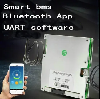 

16 String 48V/60V Smart Lithium Battery Protection Board Mobile Phone APP Management Communication Function 20A-50A