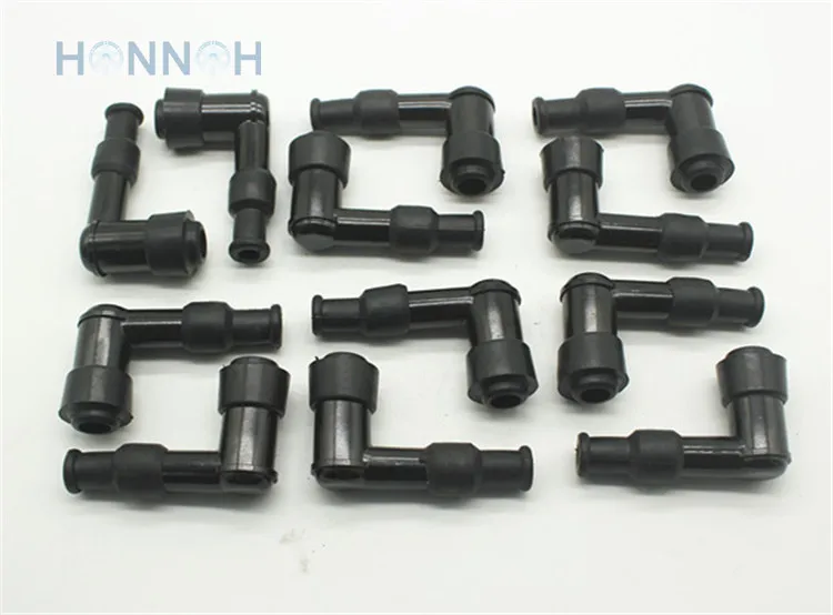 12pcs/lot 90 degree SPARK PLUG CAP Spark Plug Cap 90 degree w/ Rubber