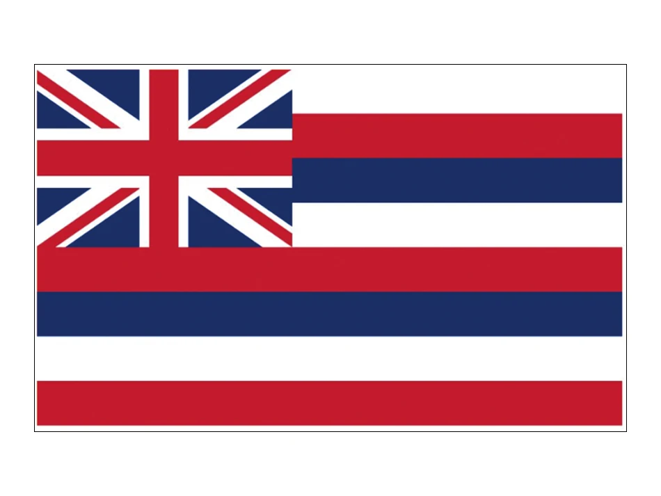 free shipping Hawaii flag 3 x 5 ft polyester banner Hawaiian Flags and Banners Country Banner National Flag