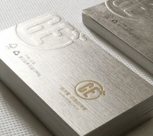 

High quality Engraved Stainless steel business card metal card printing name cards matte finishing
