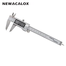 Measurement Tool Stainless Steel Electronic Digital Caliper Precision Metric Conversation with Extra-Large LCD Screen 0-6 Inches