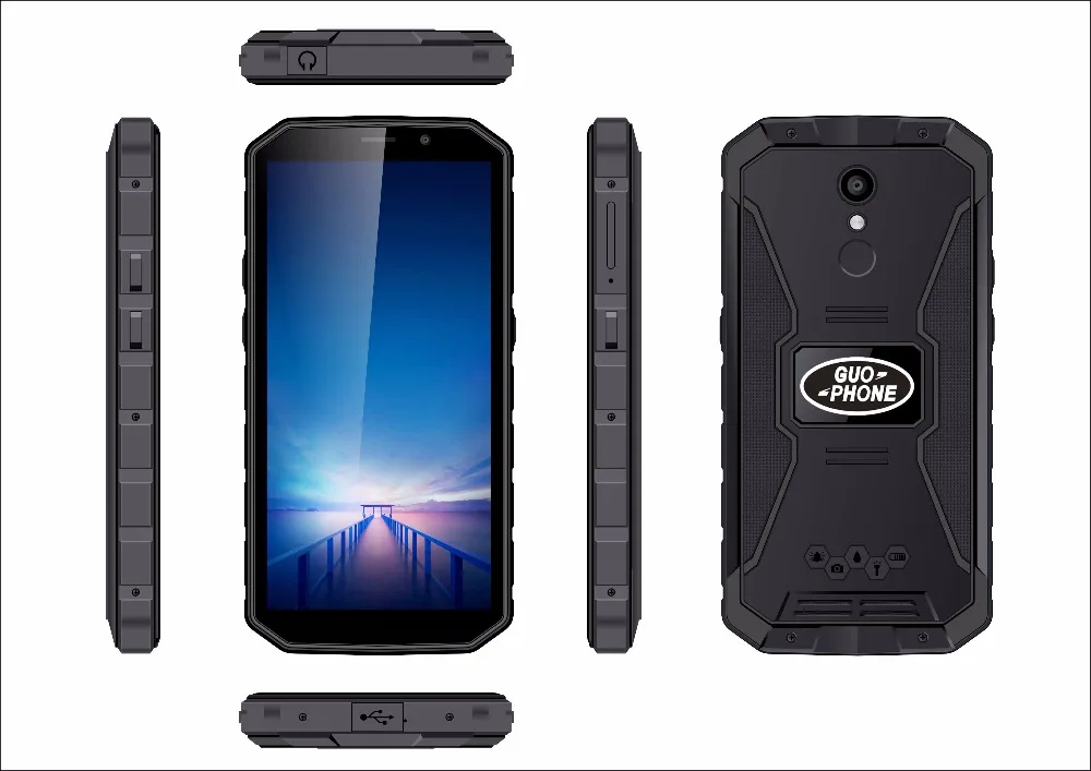 2018 Новый Guophone XP9800 смартфон 18:9 5,5 "HD MTK6739 4 ядра Android 8,1 Оперативная память 2 ГБ Встроенная память 16 ГБ 8.0MP 5300 мАч 4G LTE Мобильного Телефона