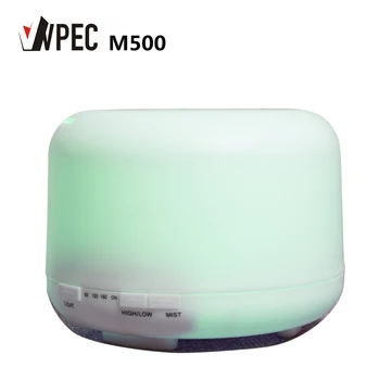 

VVPEC 500ml Ultrasonic Air Humidifier Aromatherapy Essential Oil Mist Maker Aroma Diffuser with LED Lights