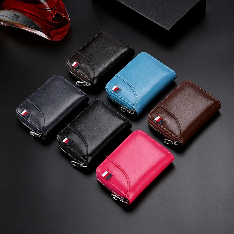 

RFID security ultra-thin Card bag Lady's id card man wallet Women Organ Credit Card Holder Small Purse
