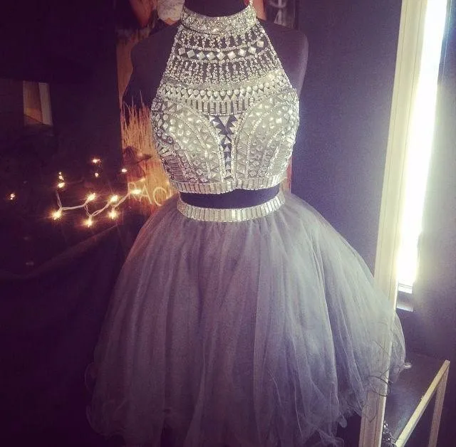 cheap two piece prom dresses under 100