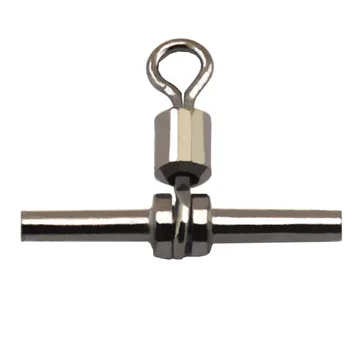 

100 pieces/lot cross-line brass head and tuoe Rolling Swivels Fishing swivels accessories Giratorios Pesca Emerillon Peche