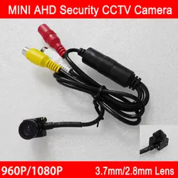 Новый!  960p 1.3 м CMOS 2.8 мм/3.7 мм объектив мини AHD CCTV камера видеонаблюдения внутренняя камера с бесплатный подарок Бесплатная доставка
