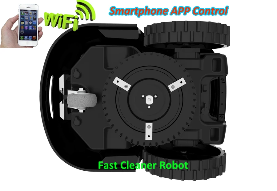 Маленький газонный робот-газонокосилка по самой низкой цене, автоматическая зарядка, смартфон wifi conron, водозащищенное зарядное устройство, пароль-Противоугонная