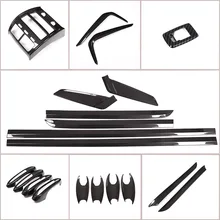 Carbonio Fider Stile ABS Cromato Decorazione Esterna Strisce Trim Per BMW 5 Serie G30 2017 2018 Accessori per Auto