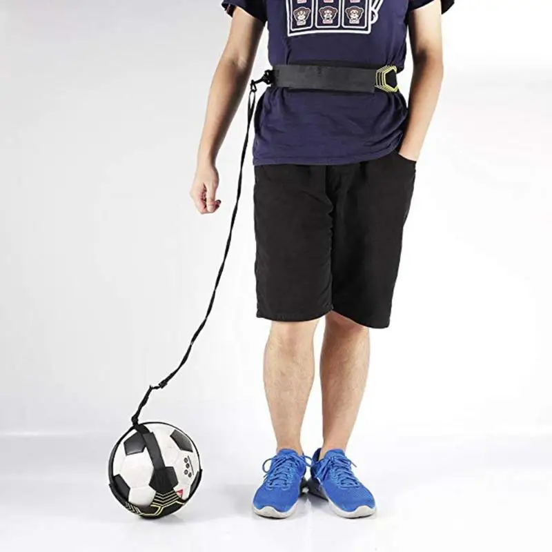 Футбольный мяч джеггл сумки тренировочное оборудование для футбола Kick Solo дети вспомогательный ремень для велосипедного спорта дети футбольный тренажер футбол Kick