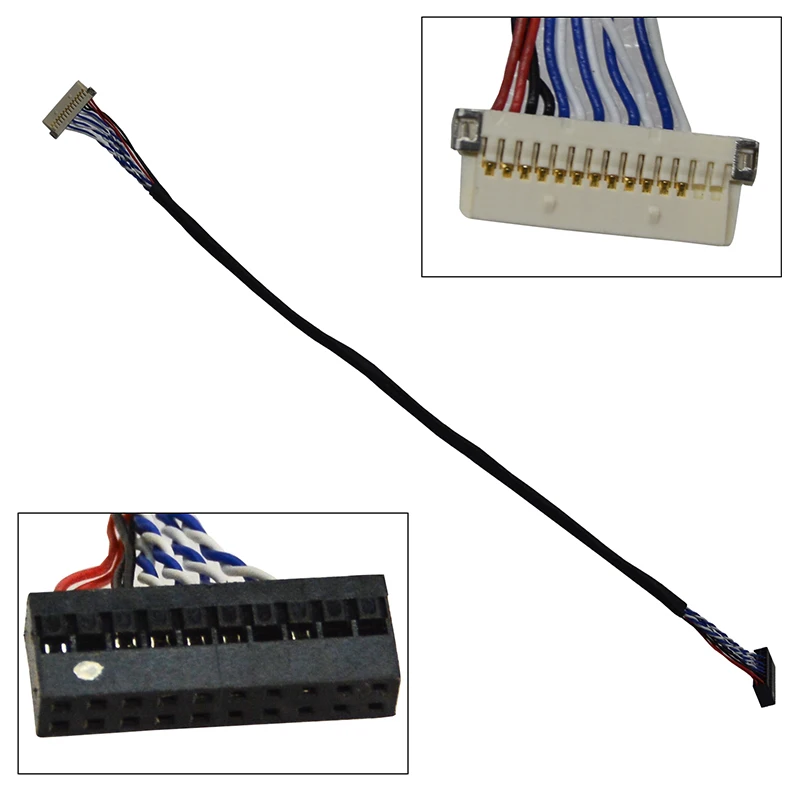 Кабель LVDS 26 см для ЖК контроллера 1ch 6 бит 14 контактов HSD141PX11 1 дюйма XGA 1024x768 TFT