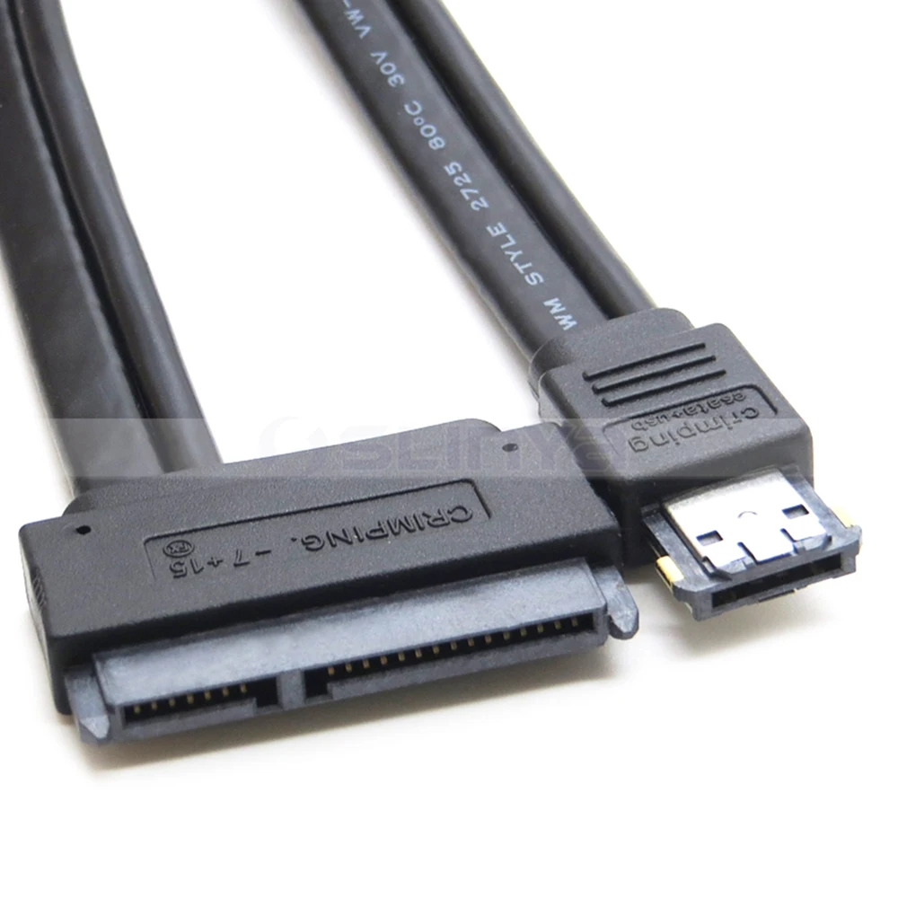 

Dual Power Hard Disk Driver SATA 22Pin to eSATA Data USB Powered Cable