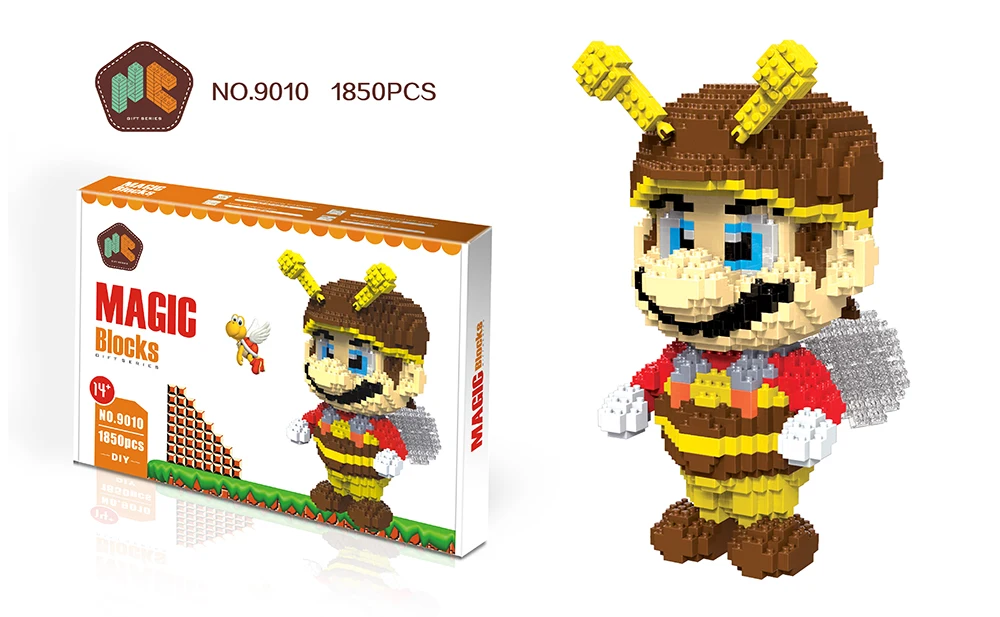 Новое поступление Игрушек Унисекс для детей Brinquedos Hc новый дизайн пчелы Марио 1850