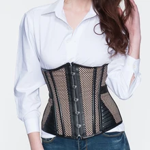 Black Steampunk Corset Underbust Steel Boned Corsets Plus Size Waist Trainer Sexy Espartilhos E Corpetes Korsett For Women S-4XL
