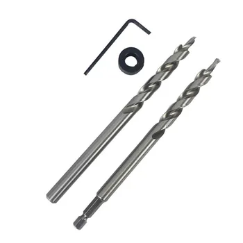 

High-speed Steel Drill 4.3mm Round/Hex Handle Positioning Silver Color Drill For Drilling Jobs and Aluminum, Iron, Wood Material