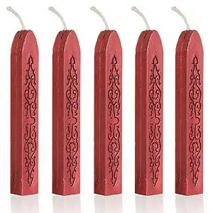  Colorful 5pcs Colorful Sealing Wax Stick Stamp Wax For Documents Sealing For Letters Wedding Invita