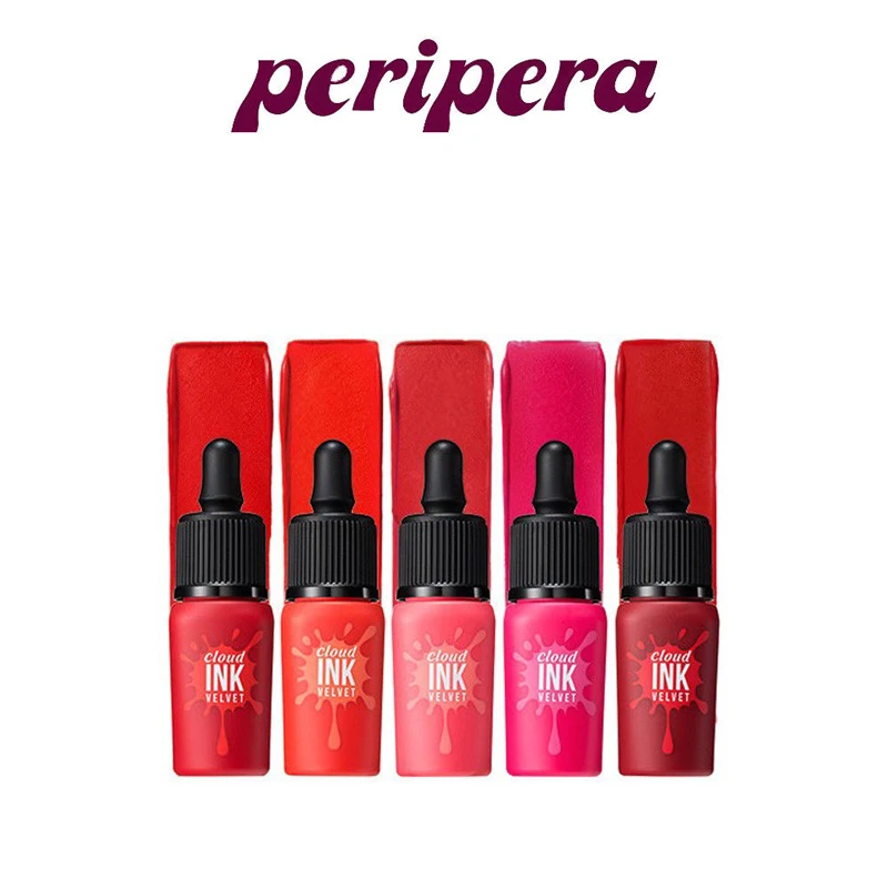 PERIPERA Cloud Ink Velvet 8g Matte Lipstick Long Lasting Lip Tint Waterproof Matte Liquid Lip Gloss Makeup Korean Cosmetics