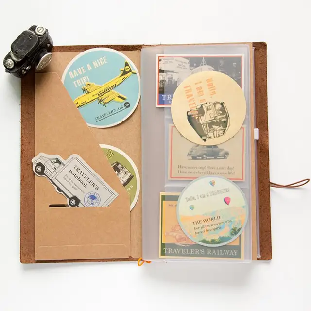 1pack Free Shipping Midori Travelers Notebook Vintage Travel Stamps 1pack Free Shipping Midori Travelers Notebook Vintage Travel Stamps Stickers Sheets Diy Multifunction B Hotels