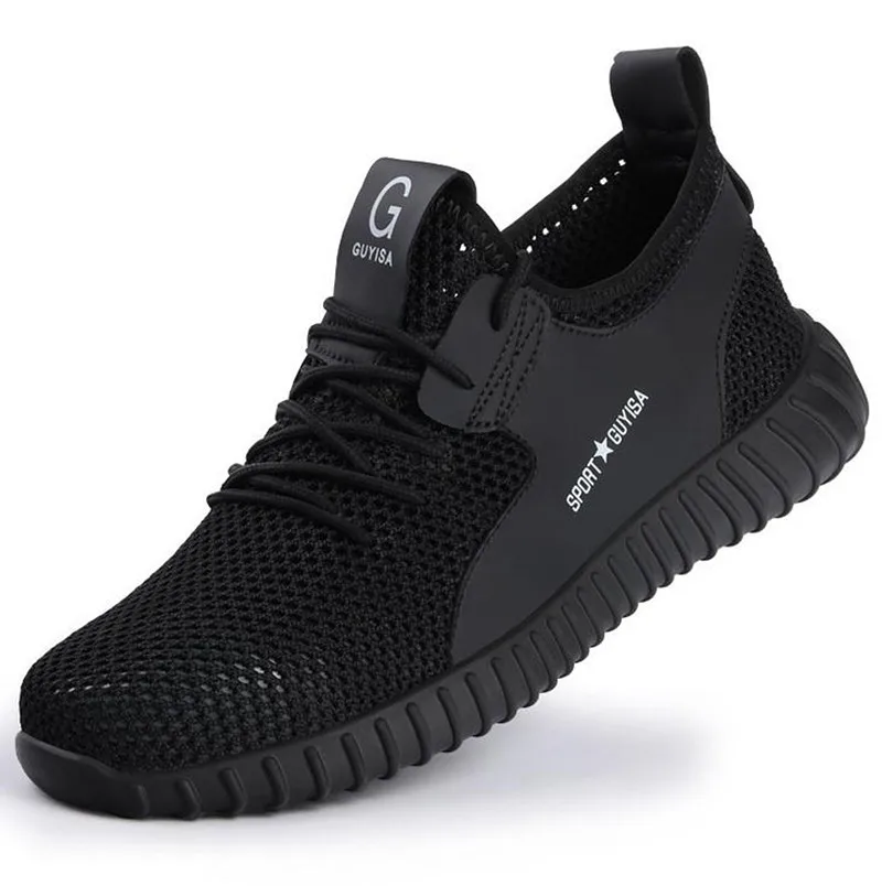 Günstige Männer Stiefel Plus Größe 50 Arbeit Sicherheit Boot Im Freien Stahl Kappe Kappe Sicherheit Schuhe Camouflage Military Schuhe Männer Anti  piercing Armee Boot