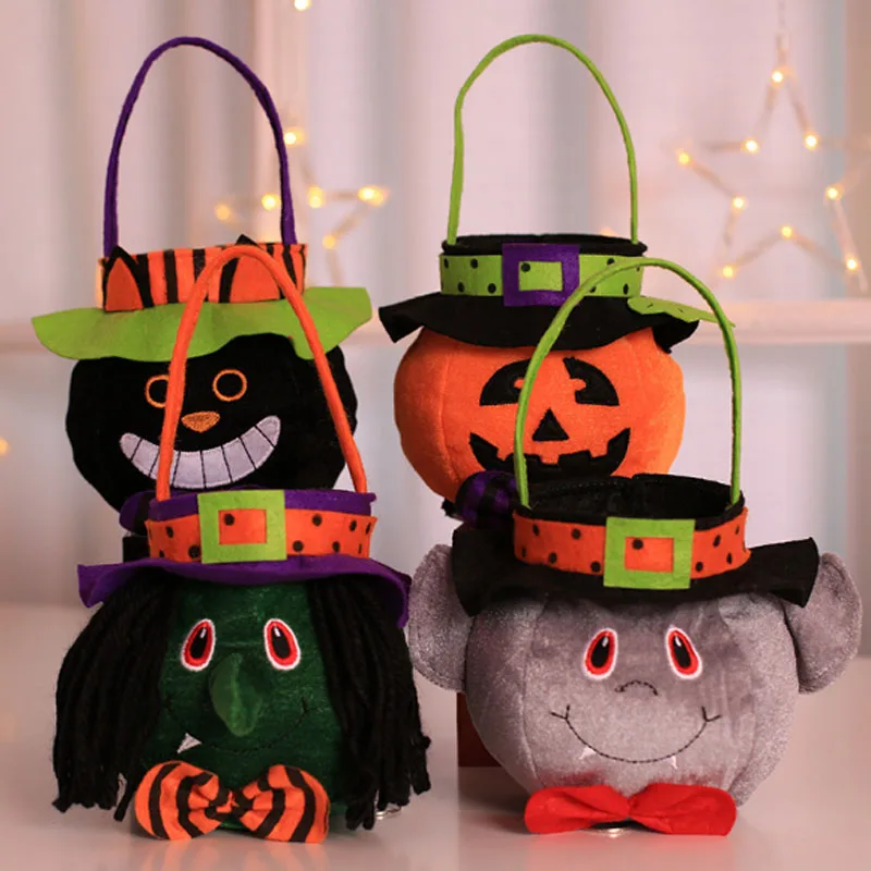 

Halloween Bag Trick Or Treat Halloween Bag Kids Candy Bag Pumpkin Gift Bag