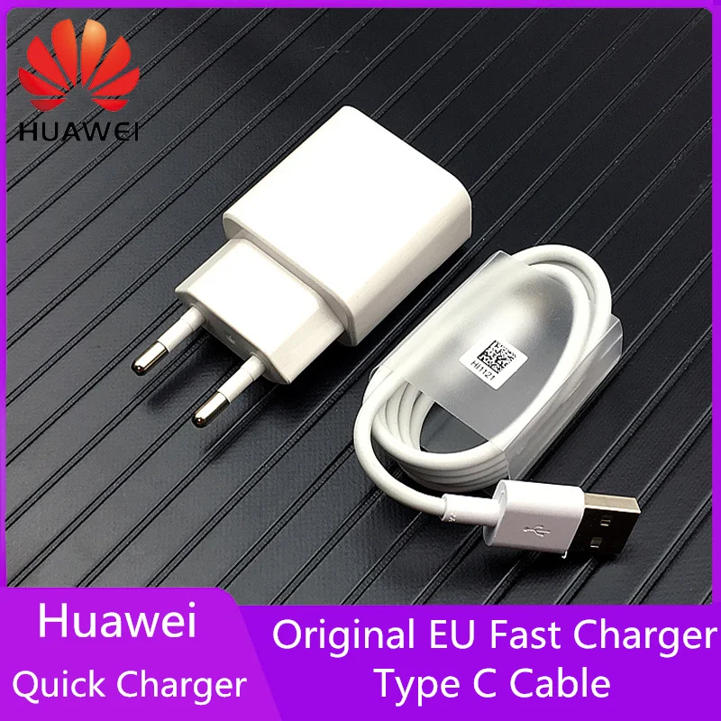 

For QC2.0 EU Charger adapter voor Honor play 9 Nova 2 2i 3 3e 4 p9 mate 20 P10 lite 9v2a charger type c usb HW-059200EHQ