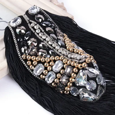 Punk Men's Suit Shoulder Jewelry Nightclub Performance Multi-tassel Epaulettes Male Personality Decoration