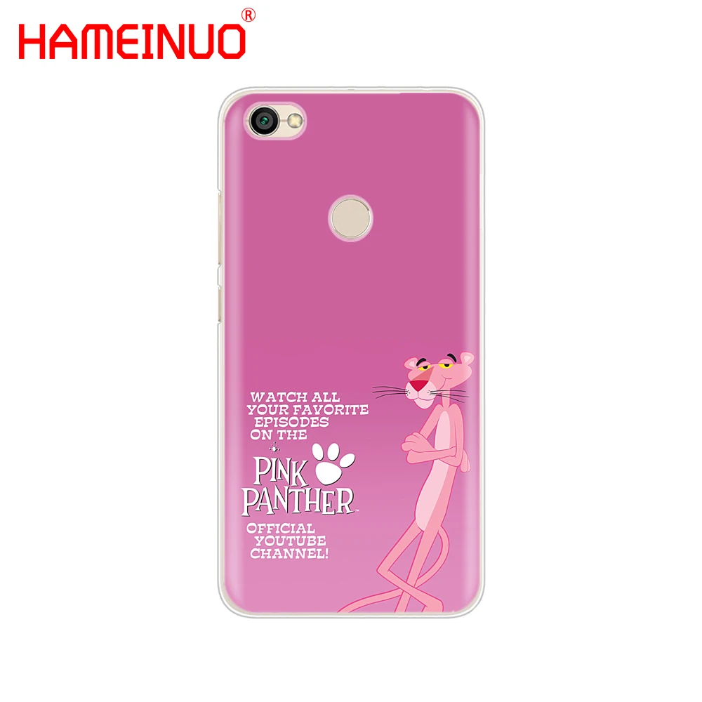 HAMEINUO Pink Panther lovely Cover phone Case for Xiaomi redmi 5 4 1 1s 2 3 3s pro PLUS redmi note 4 4X 4A 5A