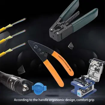

Multitool Fiber Optic Tool FTTH Splicing Fiber Optic Stripping Tool Set With Fiber Cleaver Fiber Optic Stripper Cutting Tool