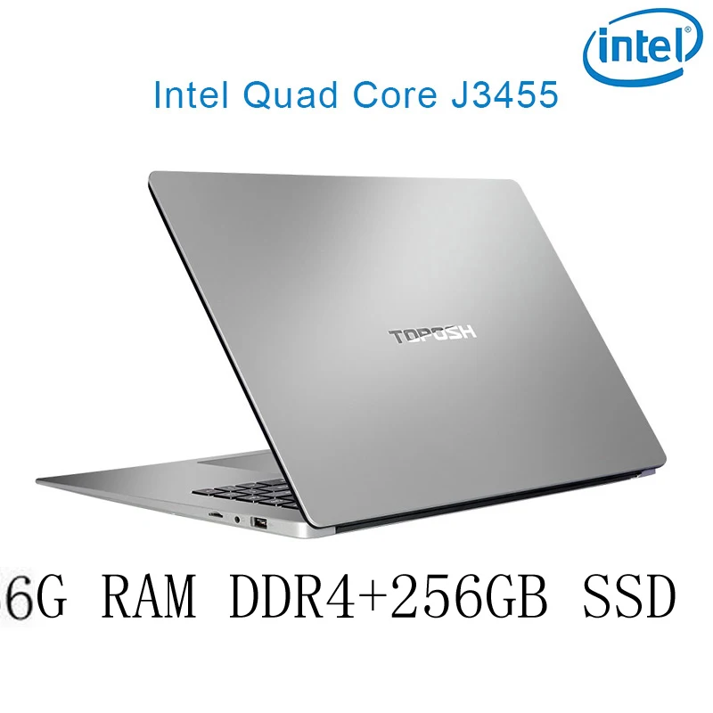 

P2-10 6G RAM 256G SSD Intel Celeron J3455 Gaming laptop notebook computer keyboard and OS language available for choose