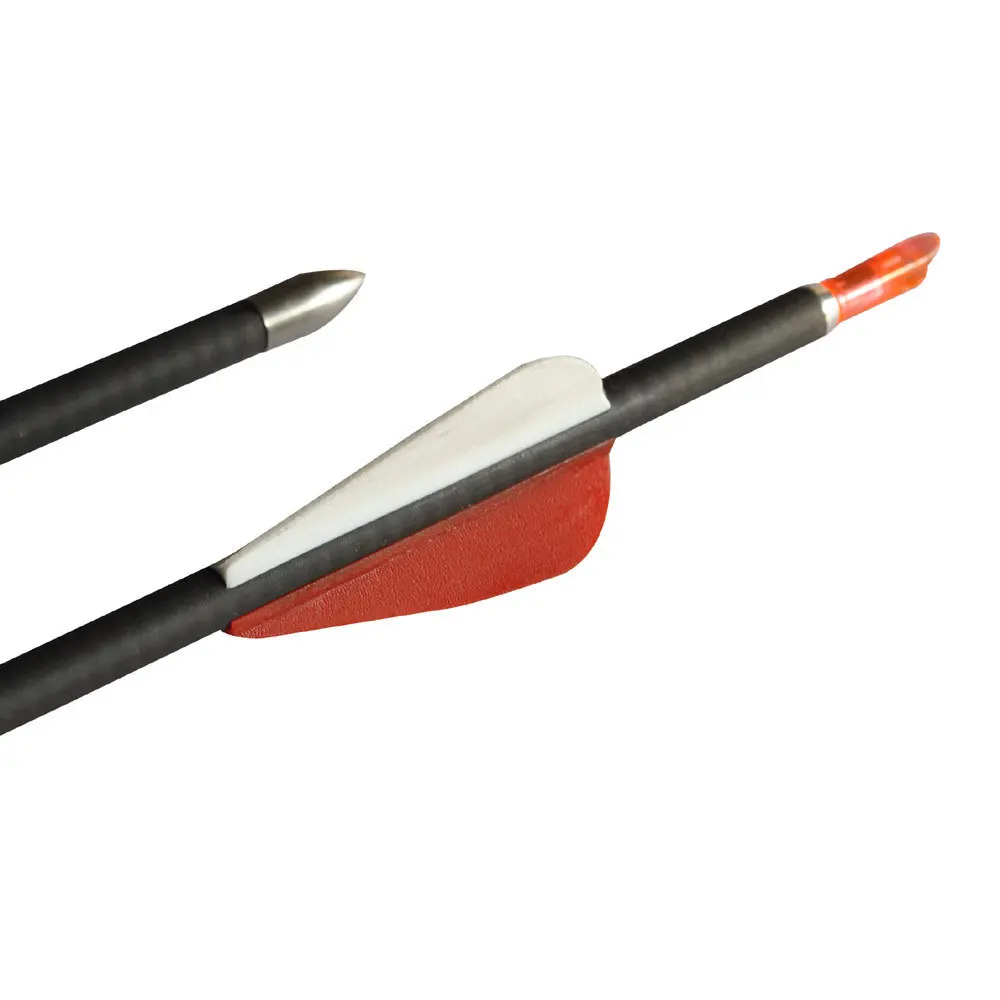 12pcs Carbon Arrow Length 32'' spine 400 900 For Recurve Bow Hunting