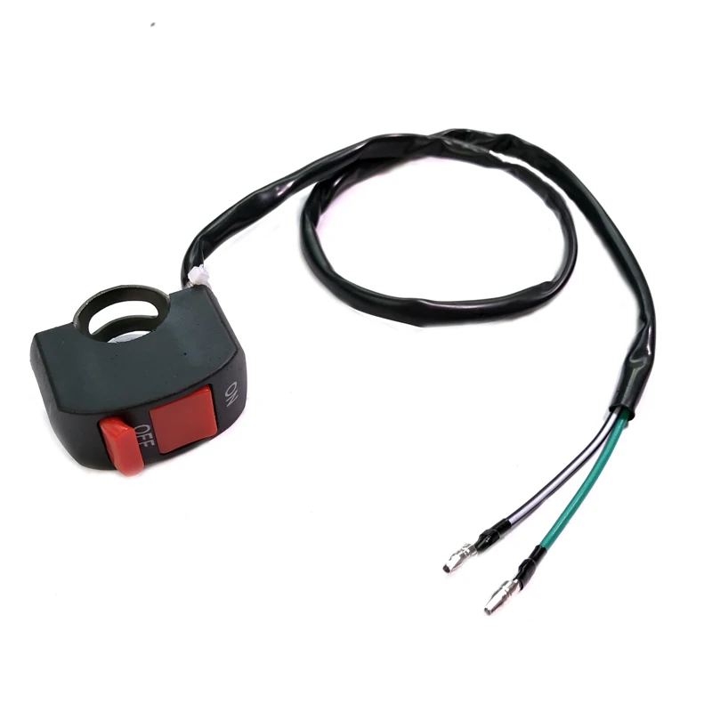 cheap JEAZEA Motorcycle Switch Handlebar Head Fog Light Switch ON OFF Button 12VDC 2 Wires For Motorbike Scooter ATV Dirt Bike KTM