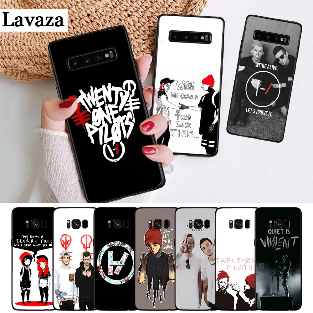 

Lavaza twenty one pilots tyler joseph Silicone Case for Samsung S6 Edge S7 S8 Plus S9 S10 S10e Note 8 9 M10 M20 M30