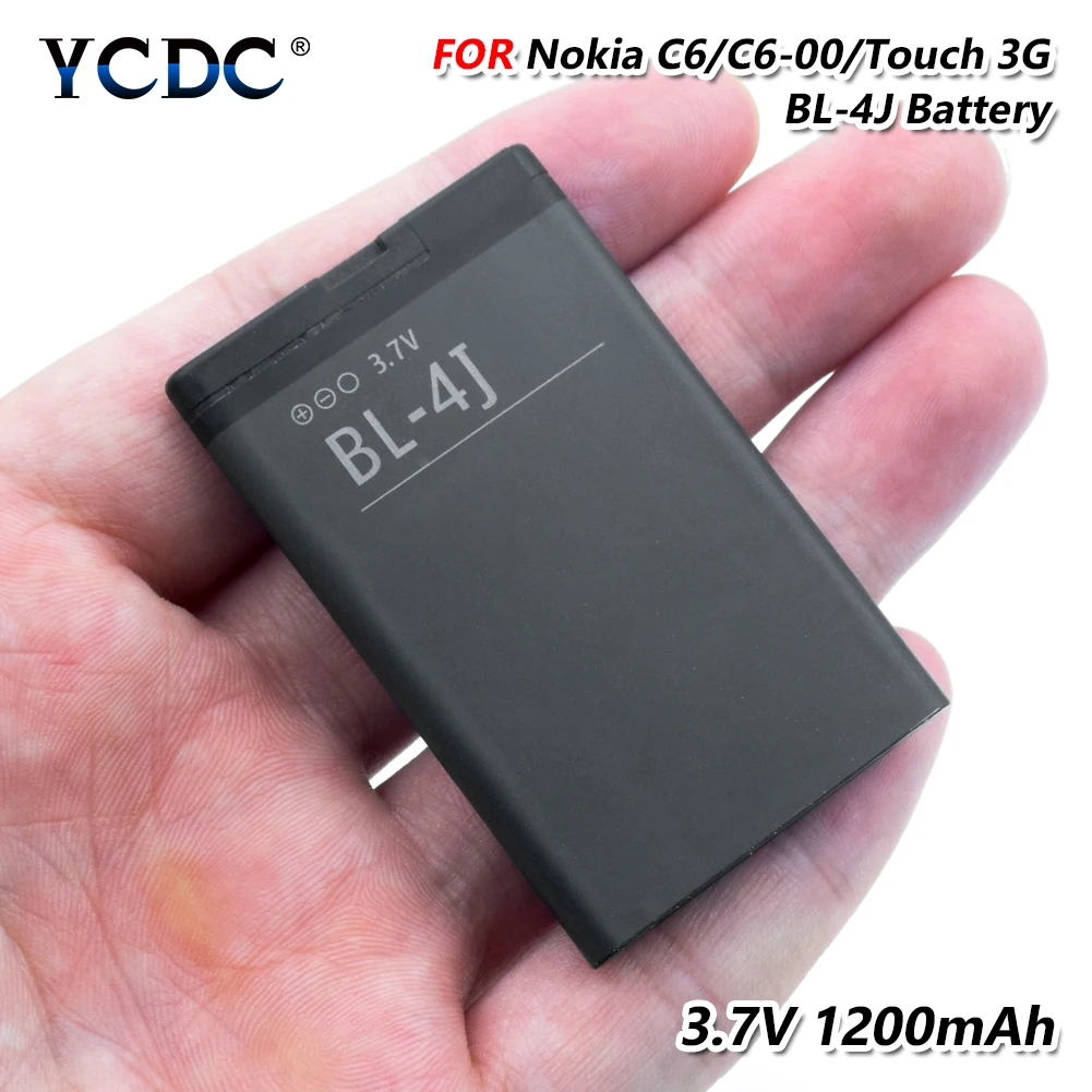 

2019 Lithium 1200mAh Lithium BL 4J BL-4J BL4J Rechargeable Phone Battery For Nokia C6 C6-00 Lumia 620 Touch 3G Lithium Battery