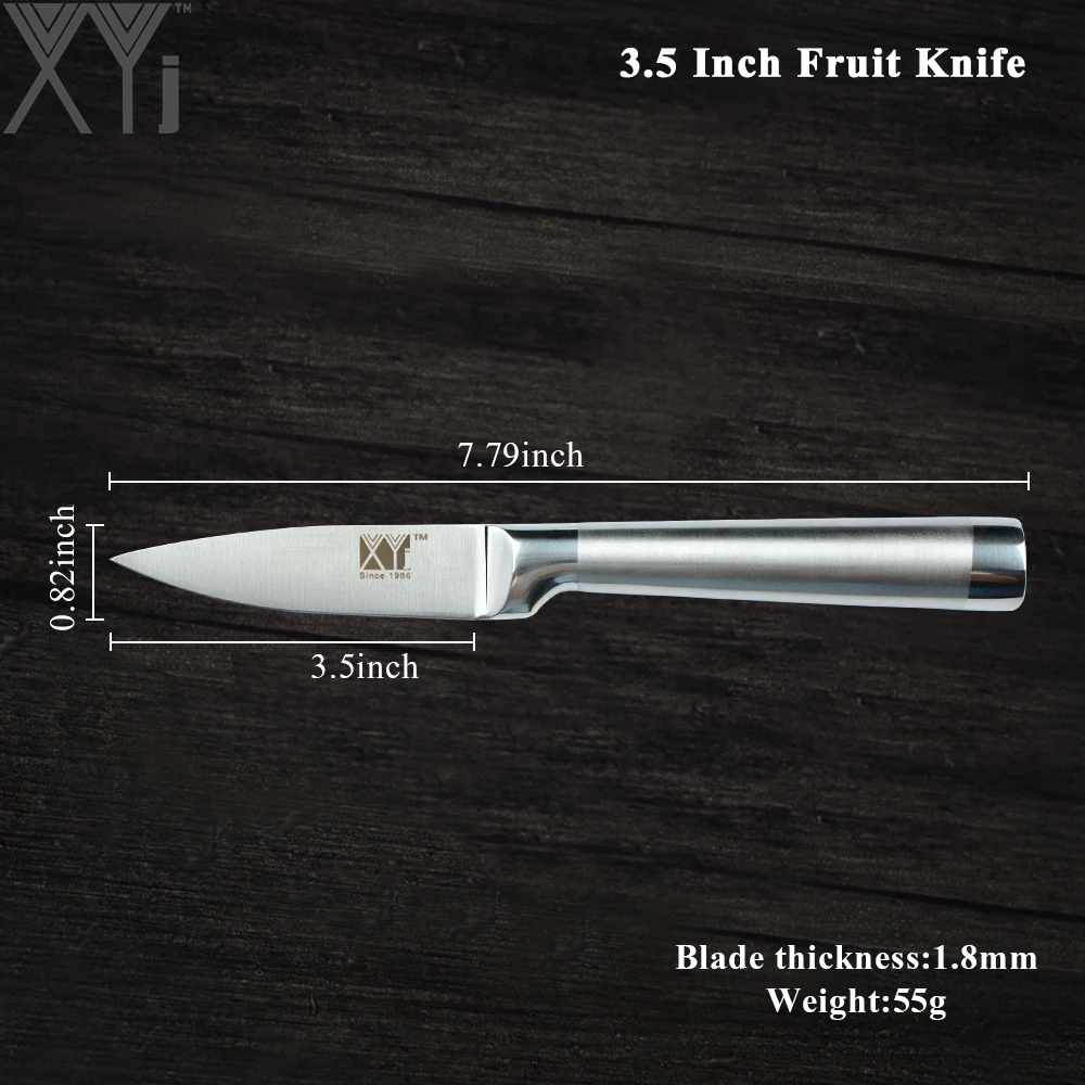 XYj, идеальный кухонный нож из нержавеющей стали, Набор японских ножей, Ультра острый нож шеф-повара, 7Cr17mov, лезвие, светильник, ручка