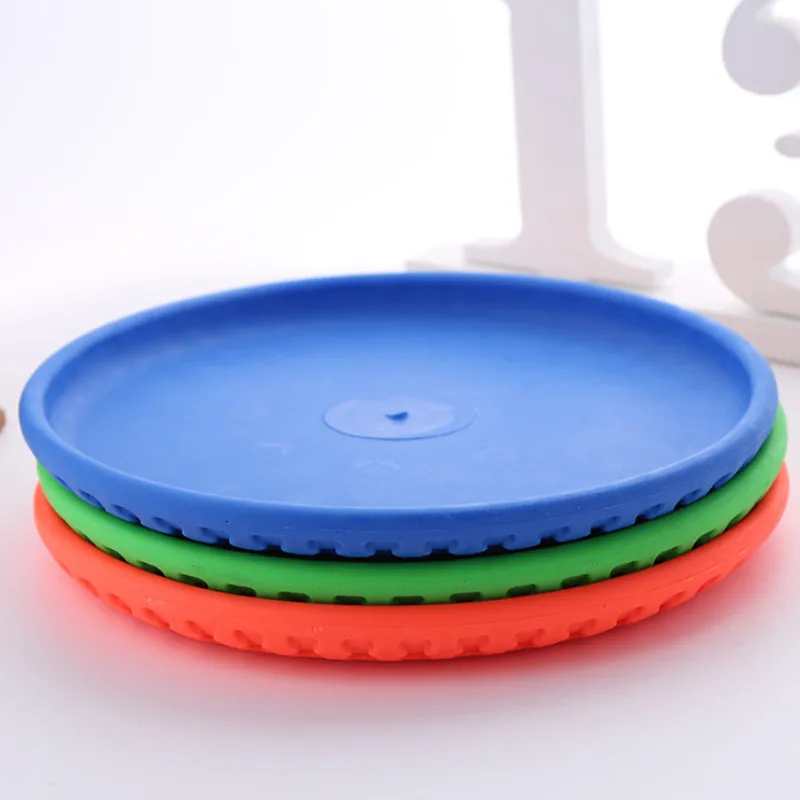 23 سنتيمتر الحيوانات الأليفة جديد كبير الكلب تحلق أقراص ترينينج جرو لعبة المطاط إحضار القرص الطائر 23 سنتيمتر الحيوانات الأليفة جديد كبير الكلب تحلق أقراص ترينينج جرو لعبة المطاط إحضار القرص الطائر