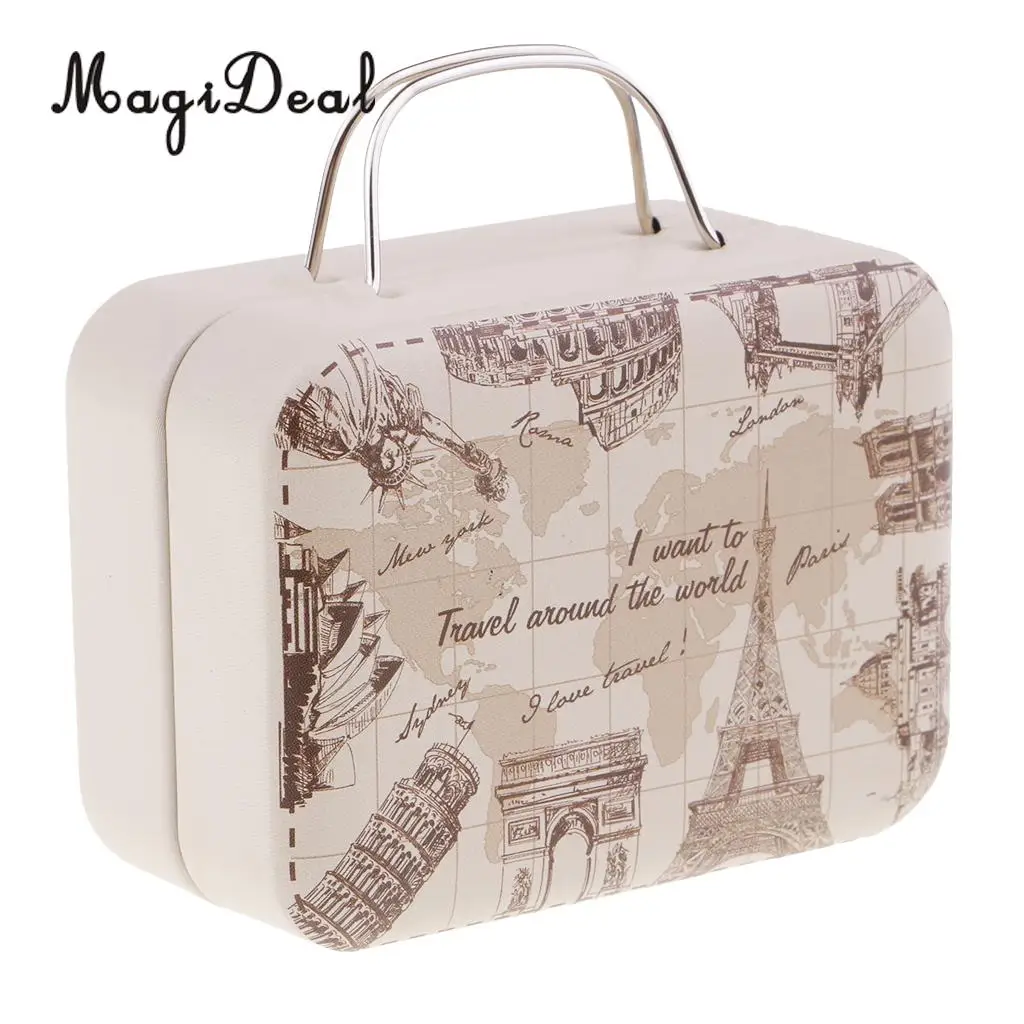 MagiDeal Play 'Innocent' Luggage Suitcase Wind-up Miniature Music Box for Girls Christmas Gift