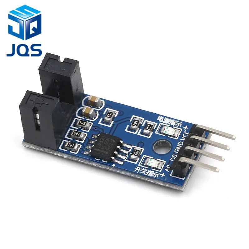

10pcs 4 PIN IR Infrared Speed Sensor Module Groove Coupler For Arduino 3.3V-5V
