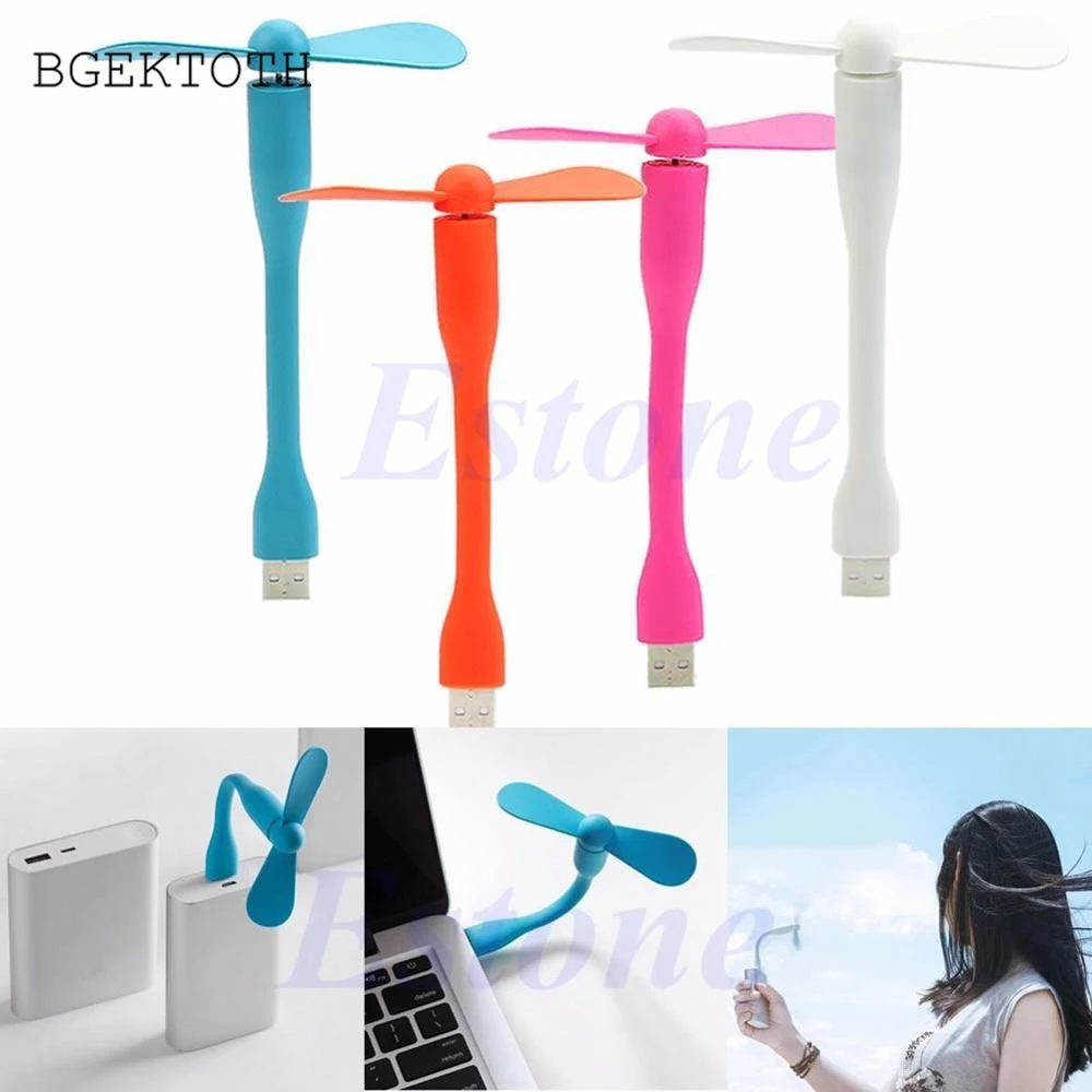 

BGEKTOTH Creative Usb Gadget Portable Flexible USB Mini Cooling Fan For Xiaomi Laptop Notebook Desktop Computer Summer Gadget