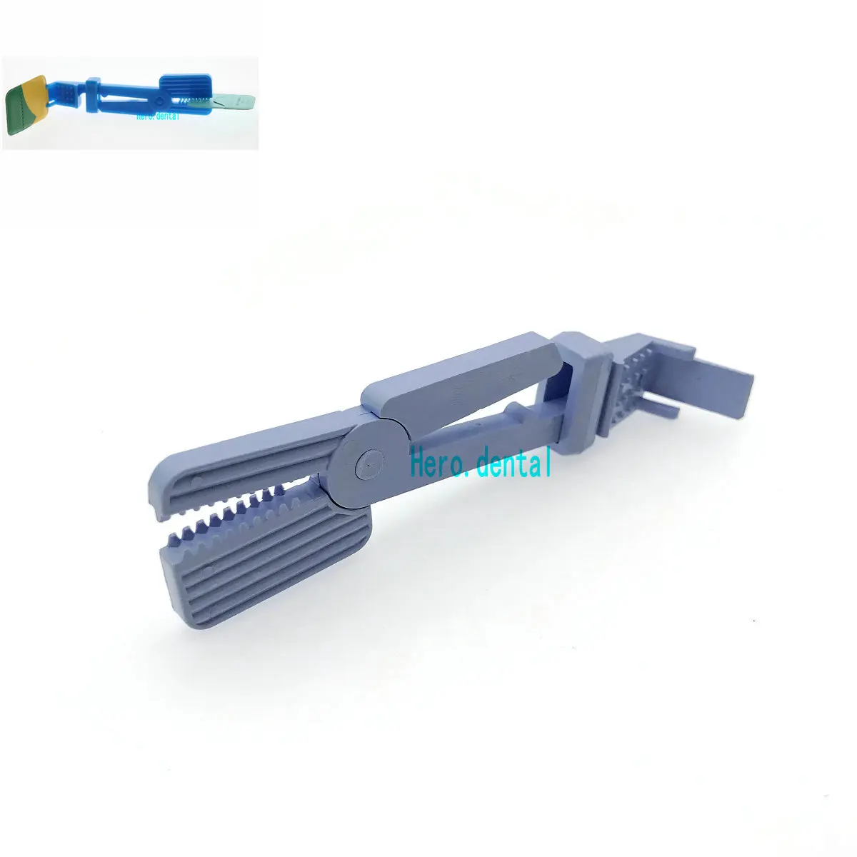 10pcs Dental Clinic Blue Plastic Snap X Ray Film Holder Clip