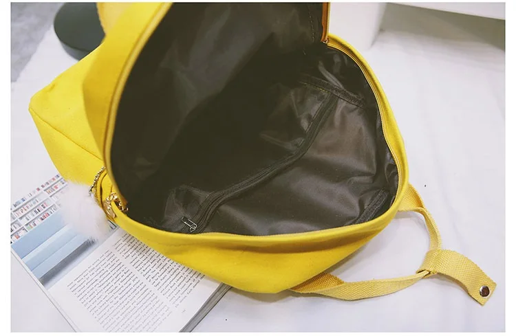 MJ Canvas Backpack Women Travel Bag Female Large Canvas Travel Backpack Fashion School Bag for Teenage Girls (39)
