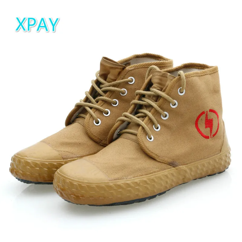 

5kV Safety Electrical Insulation Canvas Rubber Shoes Men for Work Electricity Protection Work Shoes