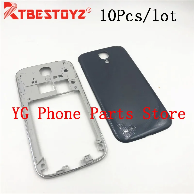 para Samsung Galaxy Habitação do Telefone com Porta Traseira da Bateria para Samsung Médio + Capa Quadro s4 I9500 I9505 1 para samsung s4 quadro médio + capa
