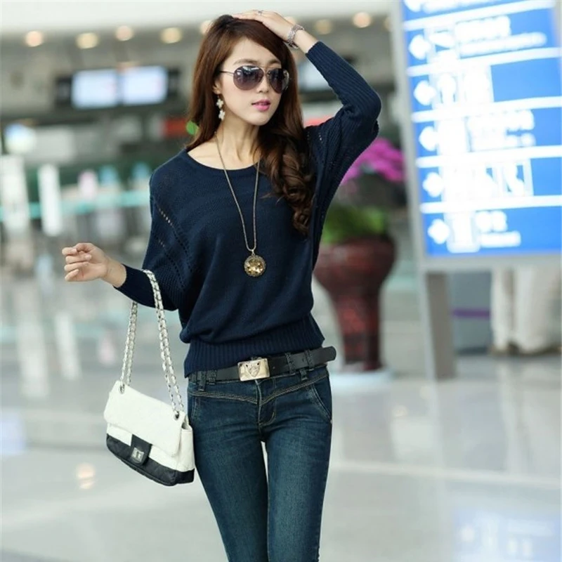 pull femme fashion 2015 winter women sweaters and pullovers long sleeve thin knitted sweater womens pullover woman jersey mujer