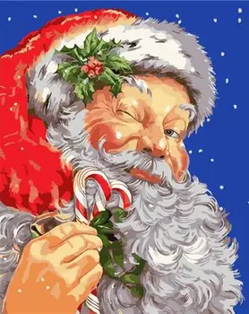 

8905 Santa Claus Wink - Paint by Numbers Kits for Adults DIY