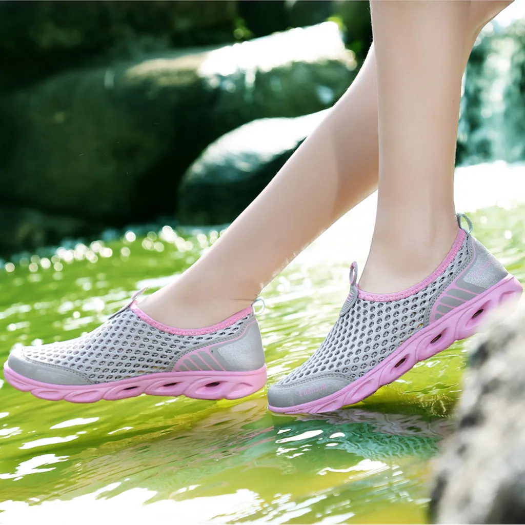 YOUYEDIAN Для женщин кроссовки на плоской подошве; однотонные дышащие пара из сетчатого материала со шнуровкой Повседневное обуви дышащие Туфли-кроссовки Женская обувь# G3