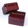 Handmade Wooden Anastasia Music Box Birthday Gift For Christmas Valentine's day special gifts for lovers, childrens Wine red ► Photo 2/6