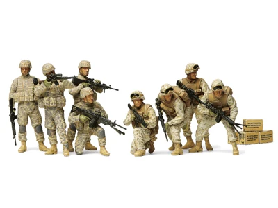 

1:35 American Modern Infantry " Iraq War" 8pcs Solider Model 32406