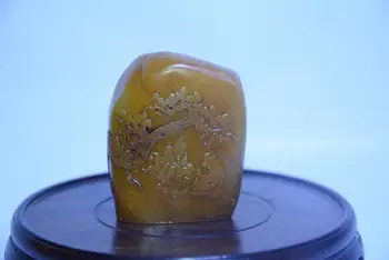 

Rare Old Chinese QingDyansty Tianhuang stone Statue / Sculpture,#01,Free shipping